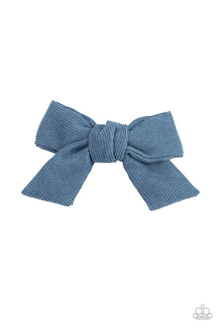 Corduroy Cowgirl - Blue - Paparazzi Accessories